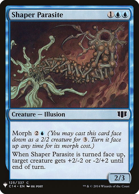 《模る寄生/Shaper Parasite》[PWシンボル付き再版] 青C